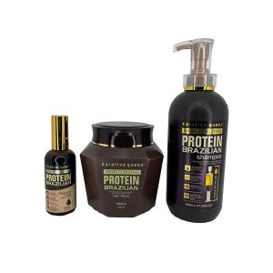 ست شامپو ماسک روغن کراتین کوئین