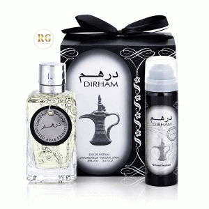 عطر ادکلن درهم نقره ای مردانه ارض الزعفران