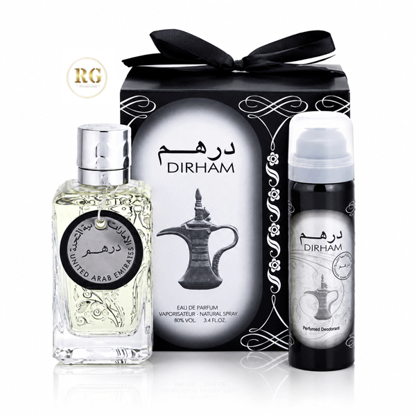 عطر ادکلن درهم نقره ای مردانه ارض الزعفران