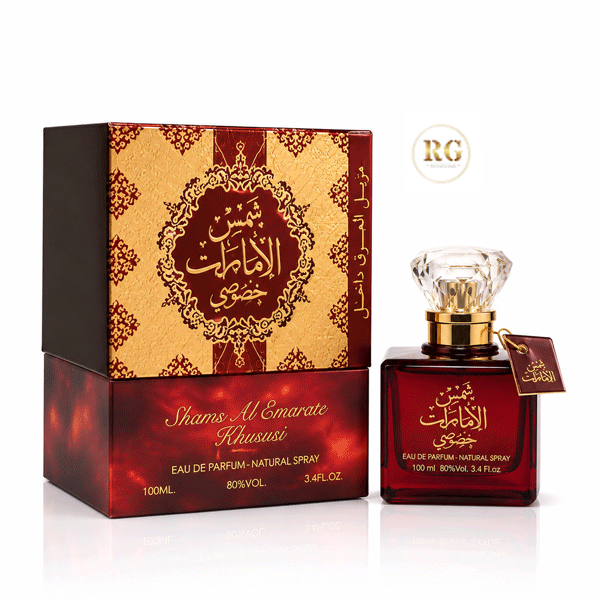 عطر ادکلن شمس الامارات خصوصی زنانه ارض الزعفران اماراتی