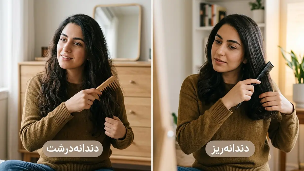 هنگام انتخاب برس برای موهای فر و کراتینه به چه نکاتی توجه کنیم؟